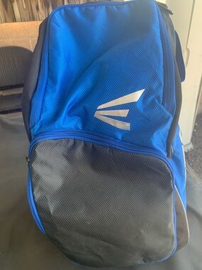 Used Easton Blue and Black Baseball Bag
